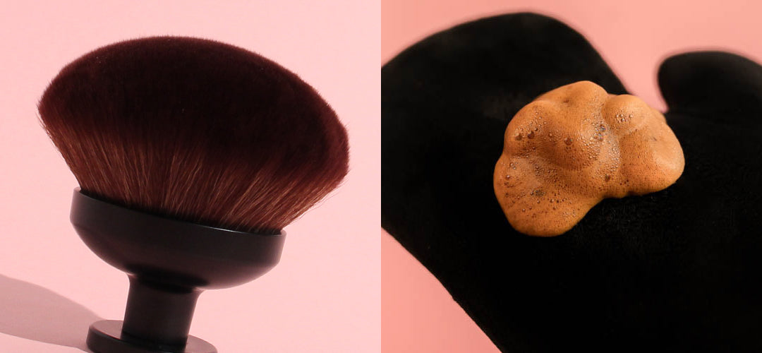 Brush versus Mitt to apply self-tan