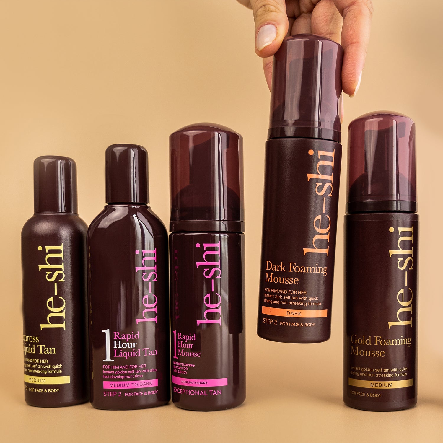Full He-Shi range of products