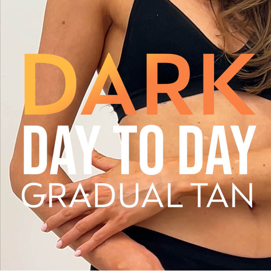 Video showing application of Dark Day to Day Gradual Tan